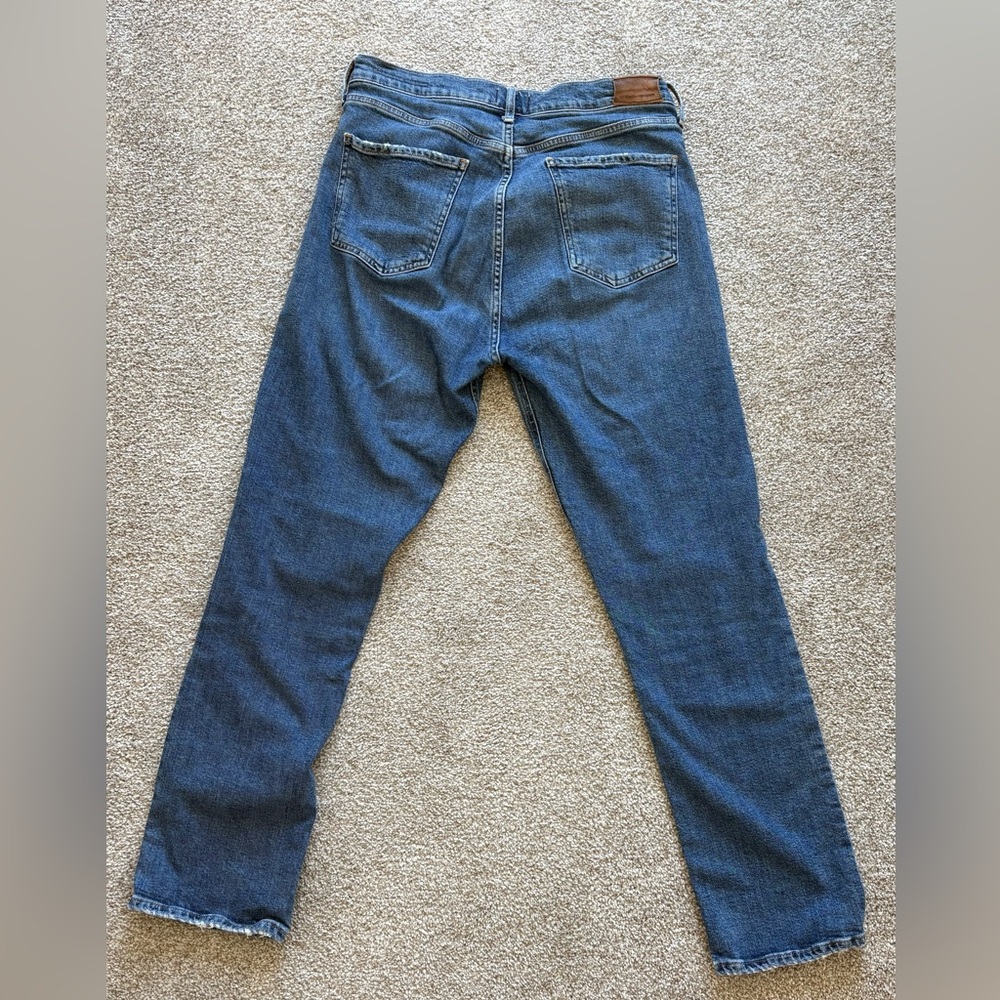 Citizens Of Humanity Deep Blue Cropped Jeans - Picture 2 of 6